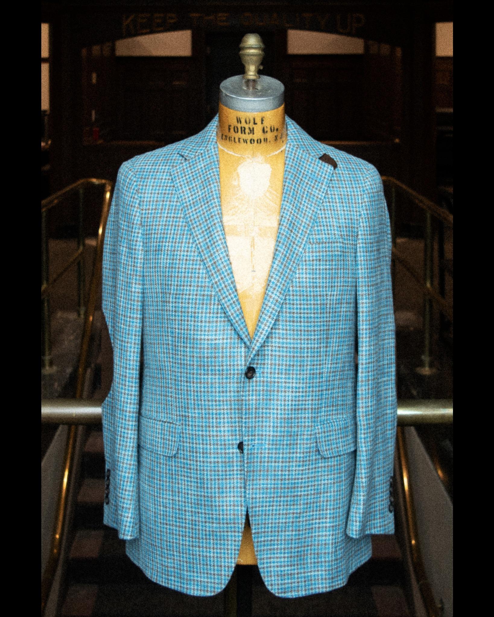Beacon II hand-tailored in Donegal tweed